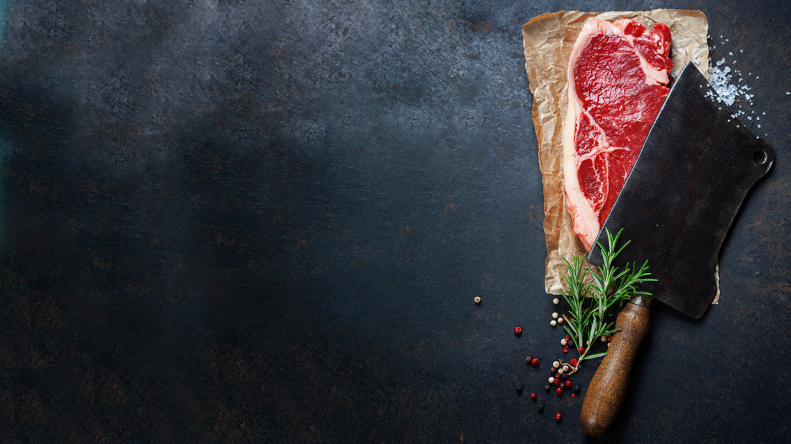 HEREFORD BEEF<br>ANTIBIOTIC FREE.<br>FULL OF FLAVOUR.